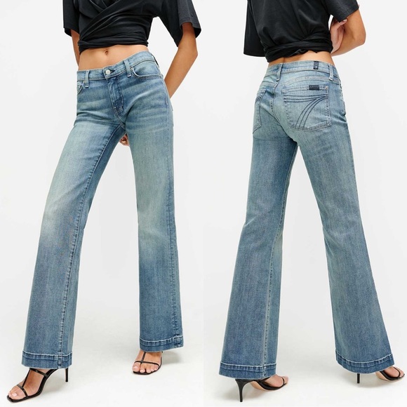7 For All Mankind Denim - 7 For All Mankind Jeans 27X35 Dojo Medium NY NWT!